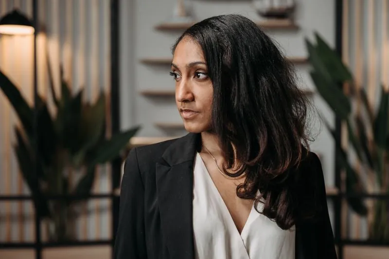 Portrait of Layla Haddad, Head of Design at Absher Landscaping